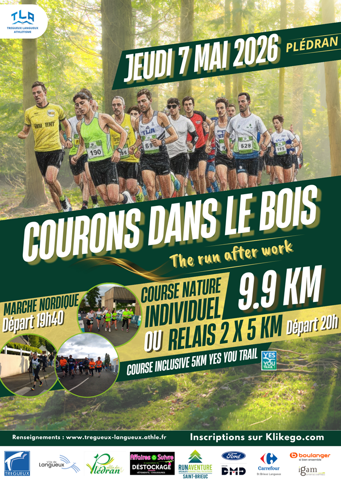 Courons dans le bois